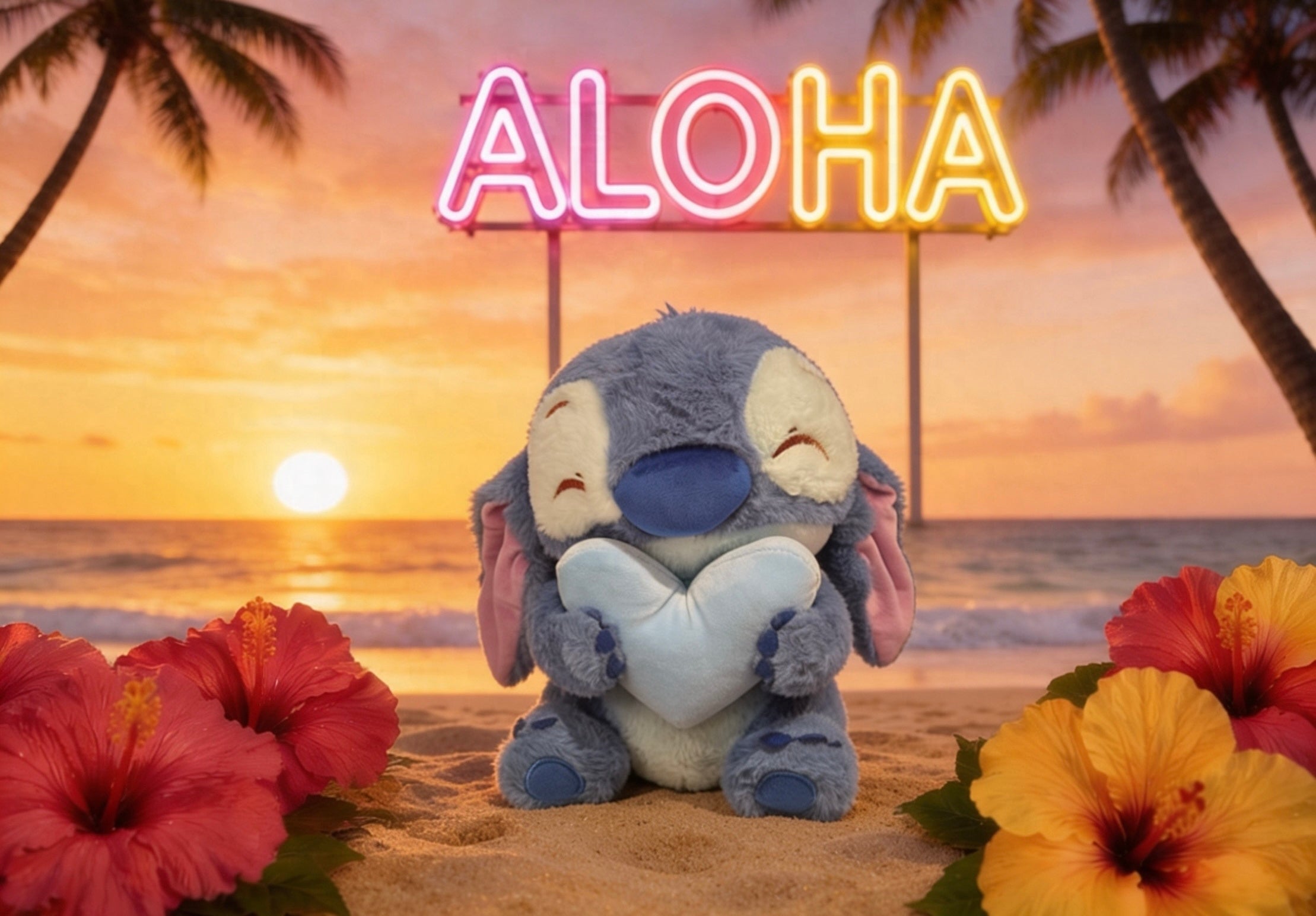 Peluche Aloha Azul